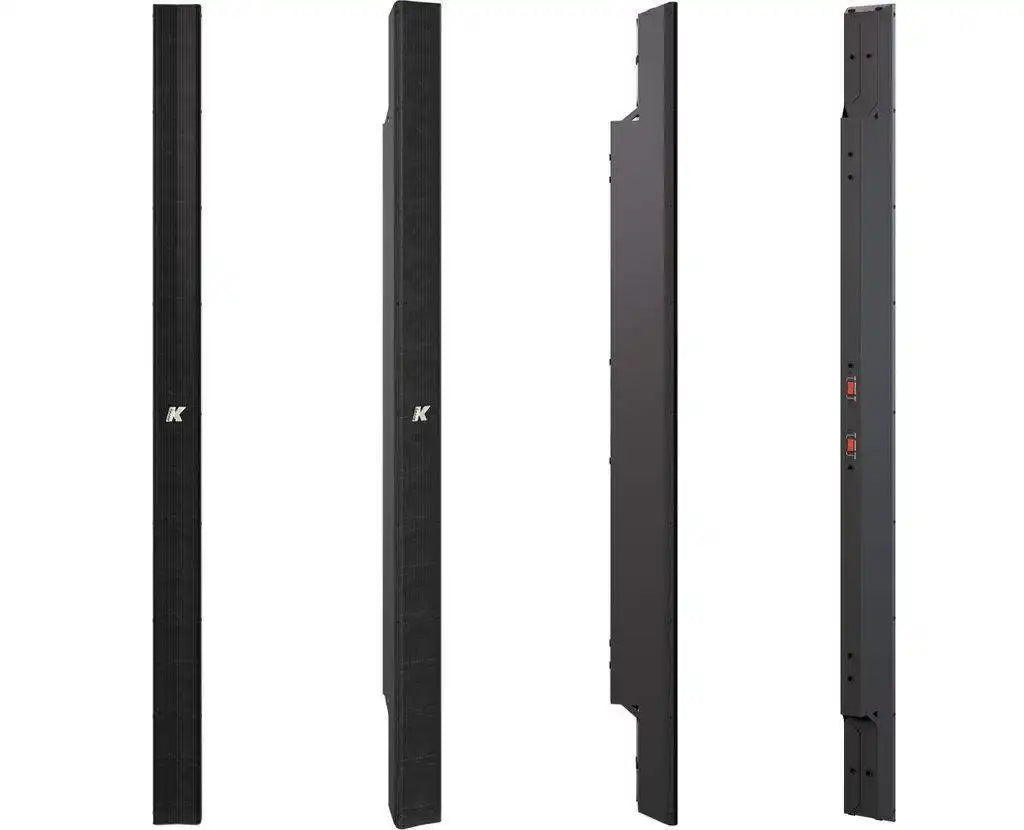 K-Array Kobra KK102 I 100cm-long, variable beam stainless steel line array element with 16x2" cones (connecting hardware NOT included, Black) Speakers K-Array