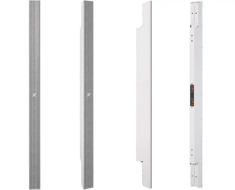 K-Array Kobra KK102W I 100cm-long, variable beam stainless steel line array element with 16x2" cones (connecting hardware NOT included, White) Speakers K-Array