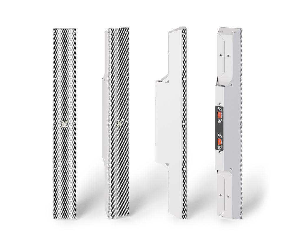 K-Array Kobra KK52W I 50cm-long, variable beam stainless steel line array element with 8x2" cones (connecting hardware NOT included, White) Speakers K-Array