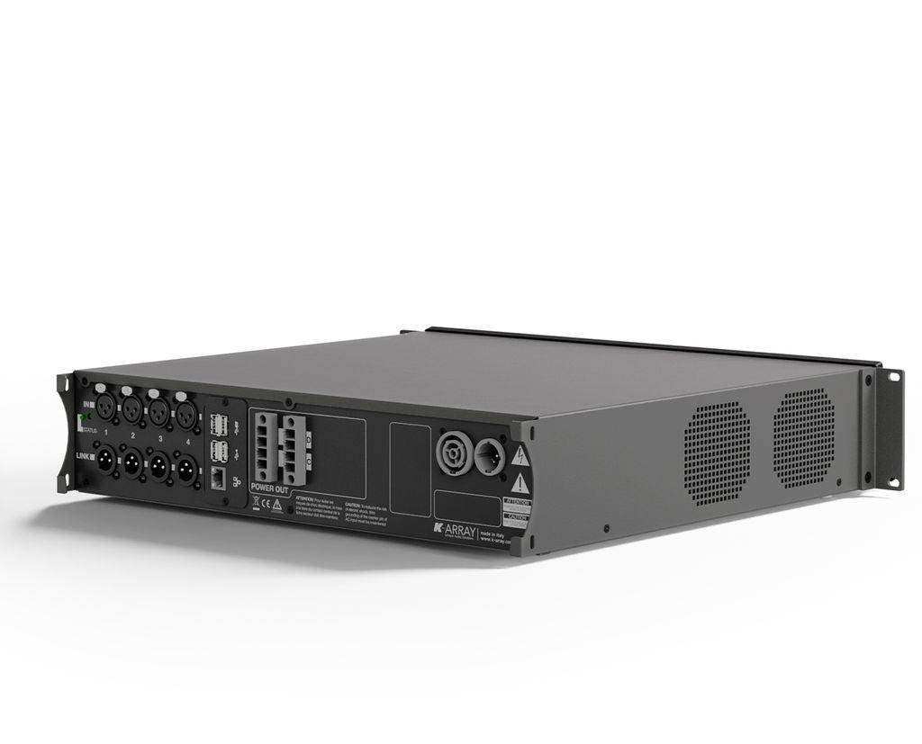 K-Array Kommander KA14 I Class D, 2U rack amplifier with DSP and remote control (4x300W @ 4 Ω) Audio Amplifiers K-Array