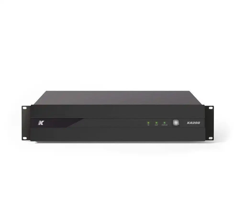 K-Array Kommander KA208LIVE Class D, 8ch 2U-rack amplifier with DSP, remote control and Live connectors (8x2500W @ 4 Ω) Audio Amplifiers K-Array