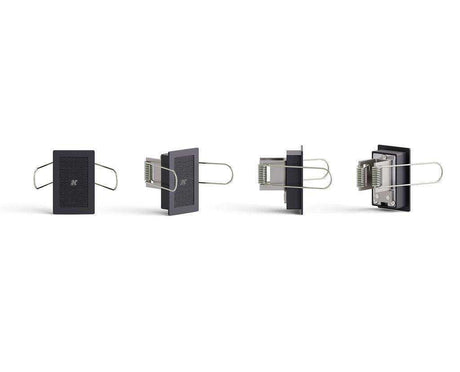K-Array Lyzard KZ1R I Ultra-mini, 4cm-long, aluminium point source speaker, in-wall mounting version (Black) Speakers K-Array
