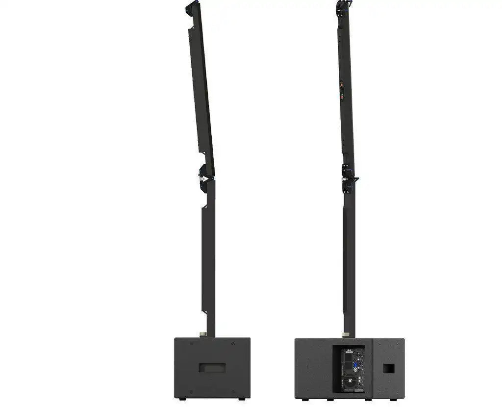 K-Array Pinnacle KR102 II Powered stereo system composed of 1 KS1 I + 1 KS1P I + 2 KK102 I + mounting hardware (Black) Speakers K-Array