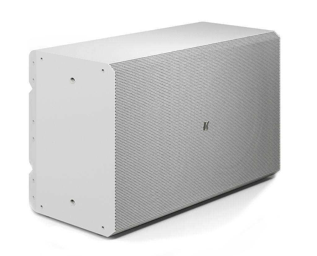 K-Array Rumble KU212W Ultra-slim, 4/16Ω stainless steel passive subwoofer with 2x12" cones (White) Speakers K-Array