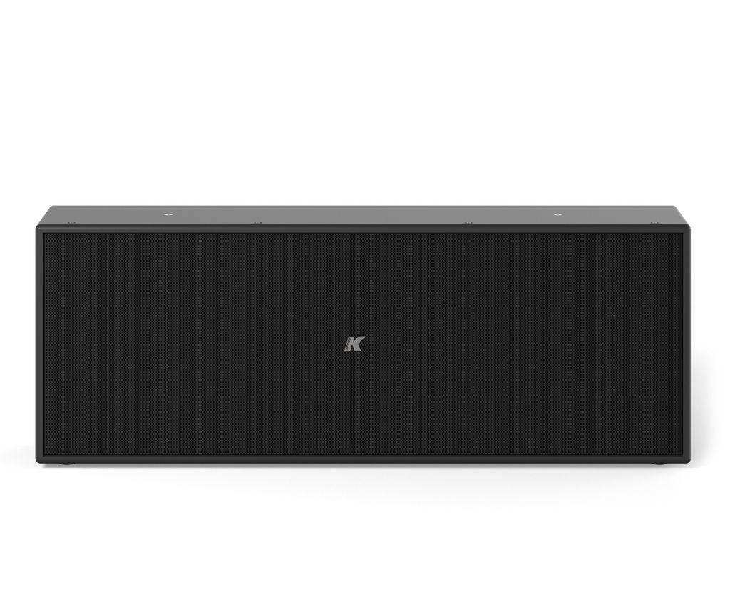 K-Array Rumble KU315 Ultra-slim, 4Ω polyurea-coated birch plywood passive subwoofer with 1x15" woofer and 2x15" passive radiators (Black) Speakers K-Array