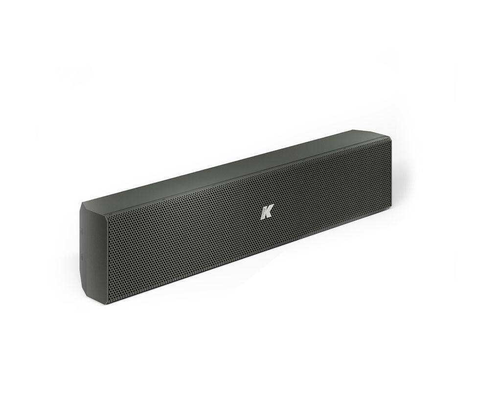 K-Array Rumble KU44-2 Ultra-slim, 2Ω stainless steel passive subwoofer with 4x4" cones (Black) Speakers K-Array