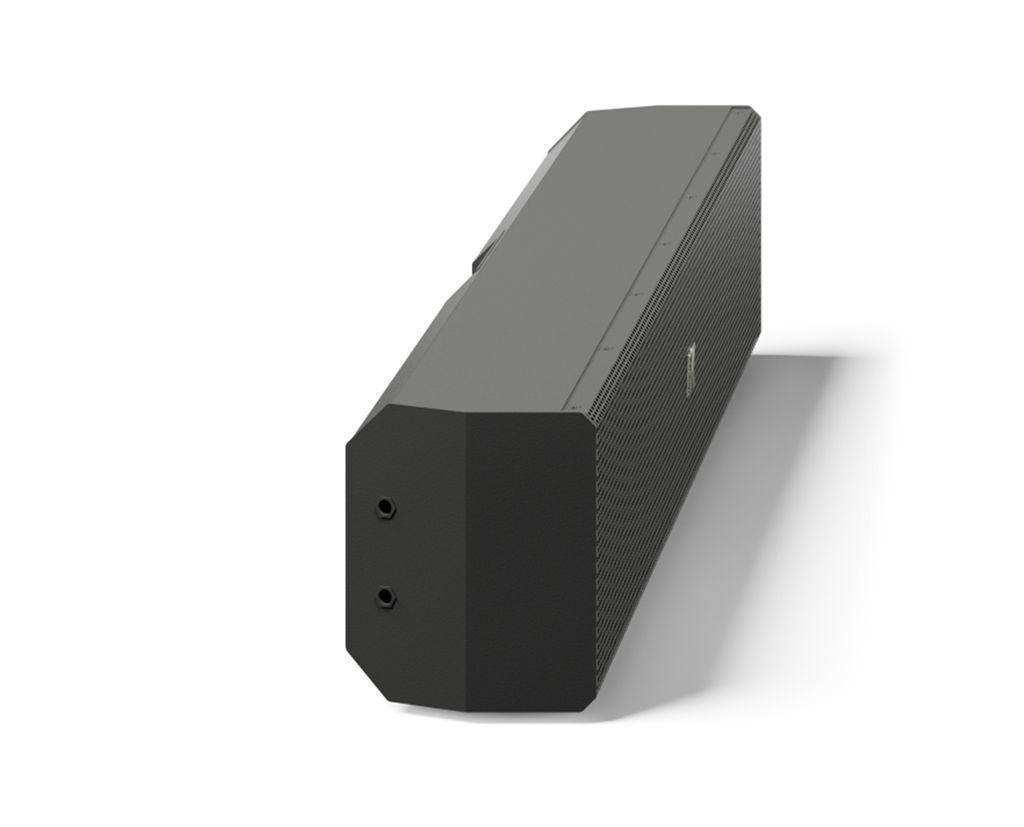 K-Array Rumble KU44-2 Ultra-slim, 2Ω stainless steel passive subwoofer with 4x4" cones (Black) Speakers K-Array