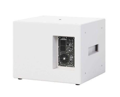 K-Array Thunder KS2W I Ultra-light, Self-Powered single 18” subwoofer with DSP and power outputs (White) Speakers K-Array