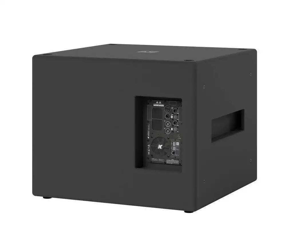 K-Array Thunder KS3 I Ultra-light, Self-Powered single 21” subwoofer with DSP and power outputs (Black) Speakers K-Array