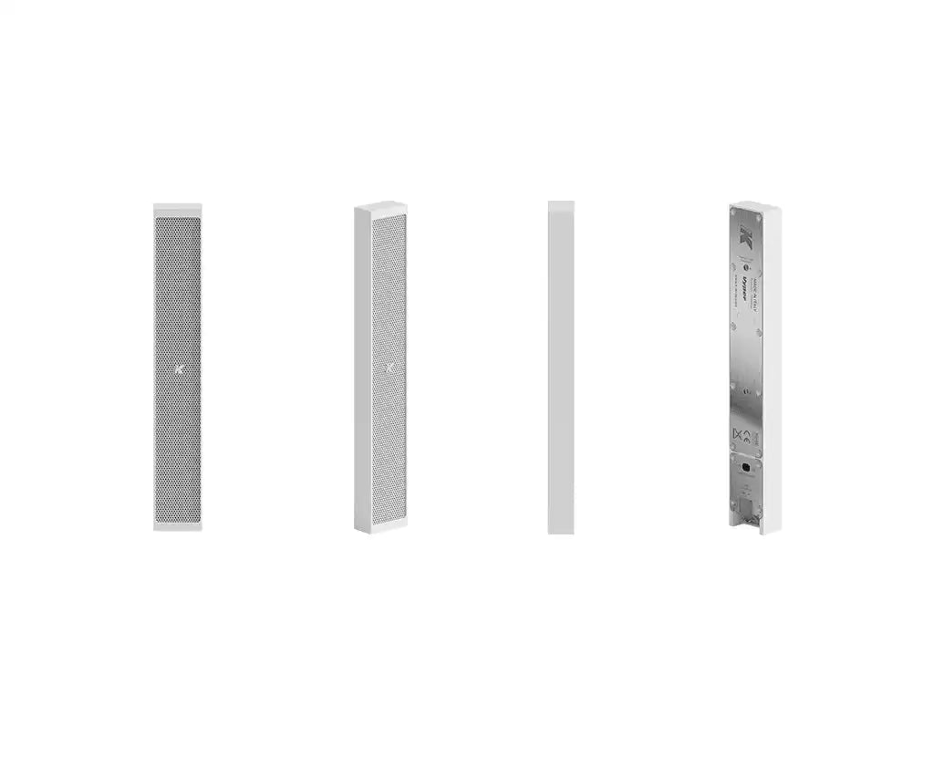 K-Array Vyper KV25W II Ultra-flat, 25cm-long, aluminum line array element with 4x1" cones (White) Speakers K-Array