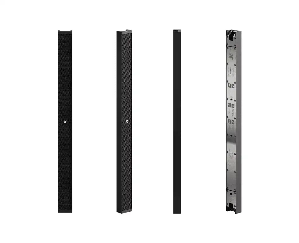 K-Array Vyper KV52 II Ultra-flat, 50cm-long, aluminum line array element with 8x1" cones (Black) Speakers K-Array