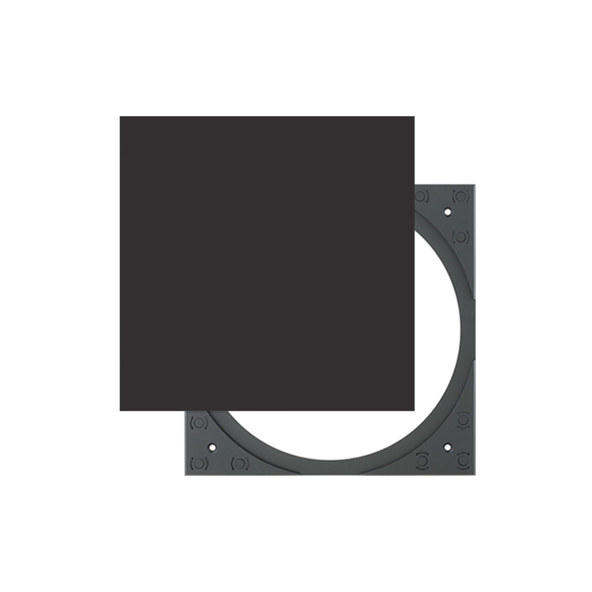 Sonance PS-C43R – Black Square Adapter with Grille Speaker Accessories Sonance