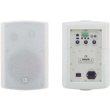 Kramer 6.5" On-Wall 2Way Powered Speakers (White, Pair) - TAVOR-6-O(PAIR)/WHITE Speakers Kramer