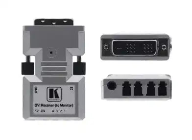 Kramer 610R/US Detachable DVI Optical Receiver Video Transmitters Kramer