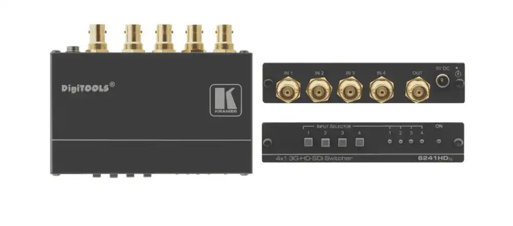 Kramer 6241 HDxl 4x1 3G HD–SDI Switcher Video Transmitters Kramer