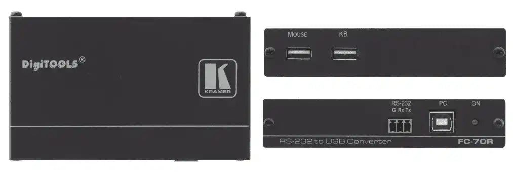 Kramer FC-70R RS–232 to USB Translator Video Transmitters Kramer