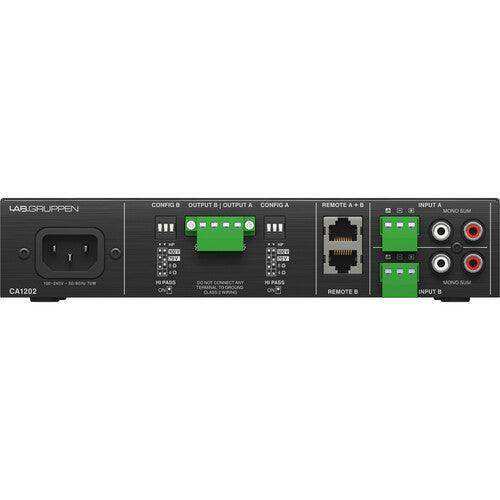 Lab Gruppen CA1202 2 x 120W Commercial Amplifier with Energy Star Certification Audio Amplifiers Lab Gruppen