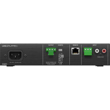 Lab Gruppen CA601 60W Commercial Amplifier with Energy Star Certification Audio Amplifiers Lab Gruppen