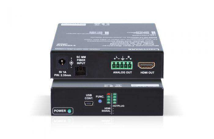Lightware HDMI-3D-OPT-RX110DD Multimode Single Fiber Extender pair - 91510034 Video Transmitters LightWare