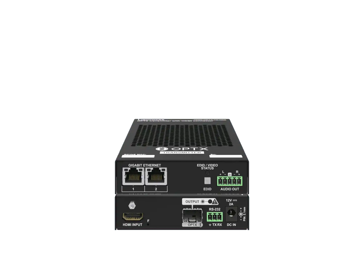 Lightware HDMI-OPTX-TX100A SDVoE compatible HDMI 2.0 over fiber optical link transmitter - 91535001 Video Transmitters LightWare
