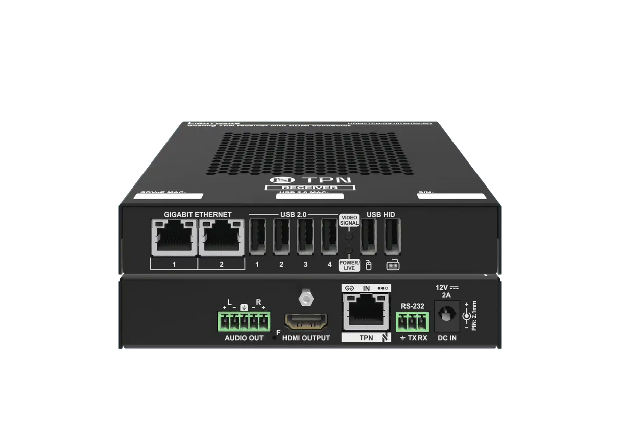 Lightware HDMI-TPN-RX107AU2K SDVoE compatible HDMI 2.0 scaling receiver - 91710002 Video Transmitters LightWare