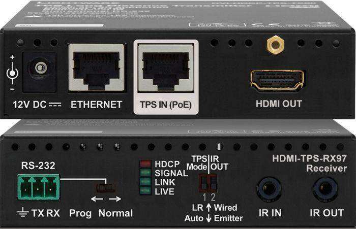 Lightware HDMI-TPS-RX97 TPS extender for single CATx cable with Poe - 91540023 Video Transmitters LightWare