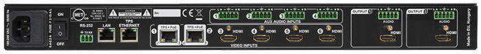 Lightware MMX6x2-HT200 Multiport HDMI and TPS Matrix Switcher - 91310030 Video Transmitters LightWare