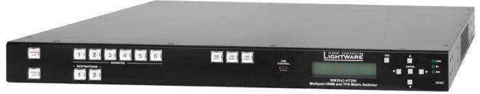 Lightware MMX6x2-HT210 Multiport HDMI and TPS Matrix Switcher - 91310031 Video Transmitters LightWare