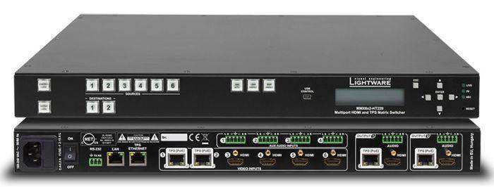 Lightware MMX6x2-HT220 Multiport HDMI and TPS Matrix Switcher - 91310032 Video Transmitters LightWare