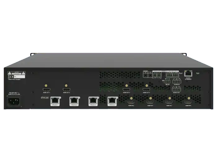Lightware MMX8x4-HT400MC HDMI and TPS Matrix Switcher with Special Audio Inputs - 91310041 Video Transmitters LightWare