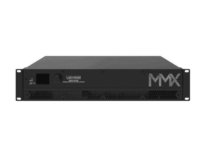 Lightware MMX8x4-HT420M HDMI and TPS Matrix Switcher with Special Audio Inputs and Multiport Control Options - 91310042 Video Transmitters LightWare