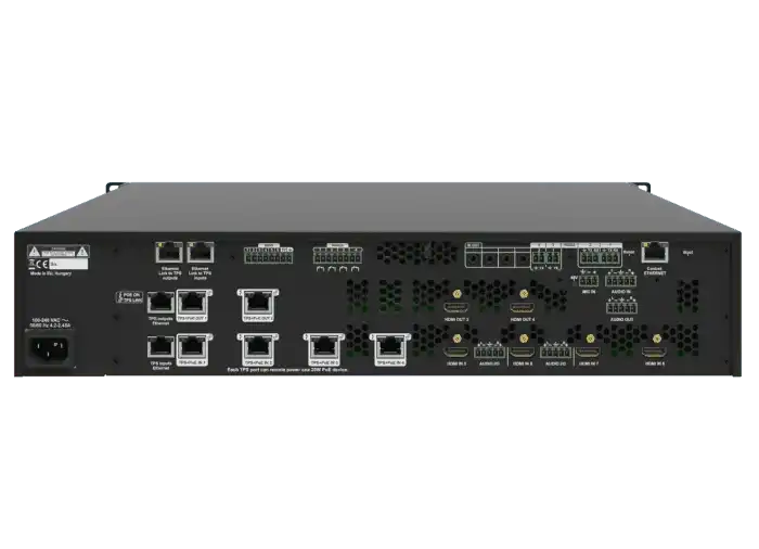 Lightware MMX8x4-HT420M HDMI and TPS Matrix Switcher with Special Audio Inputs and Multiport Control Options - 91310042 Video Transmitters LightWare
