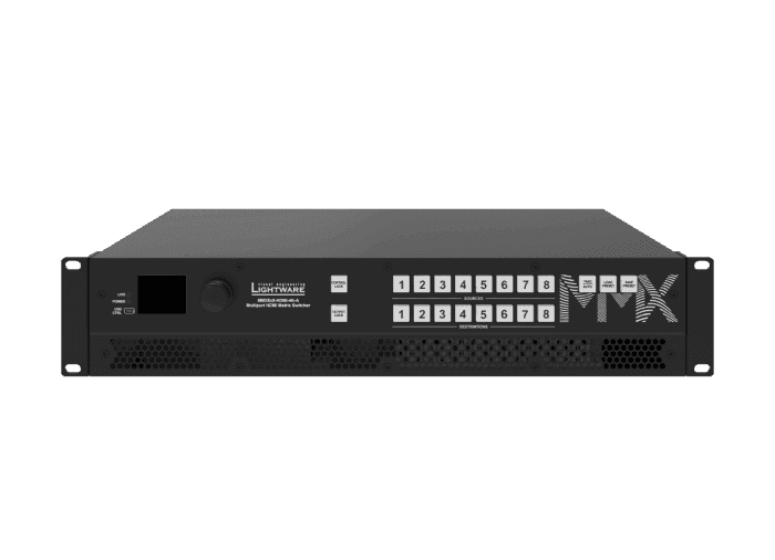 Lightware MMX8x8-HDMI-4K-A HDMI Matrix Switcher with Event Manager - 91310043 Video Transmitters LightWare