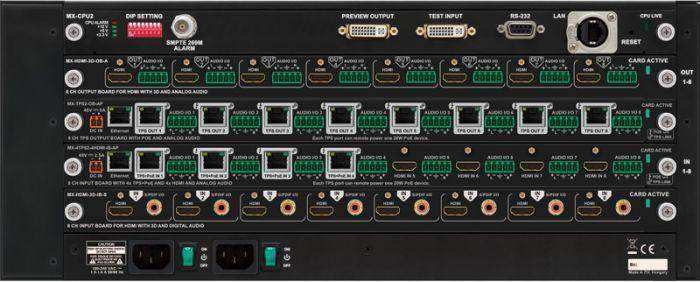 Lightware MX-FR17R 17x17 Digital Crosspoint Router Frame - 91110020 Video Transmitters LightWare