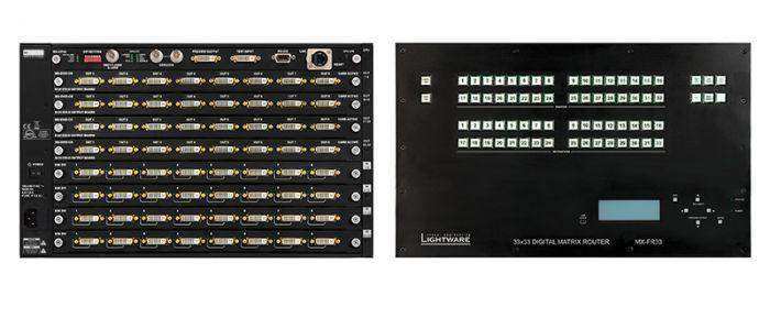 Lightware MX-FR33L 33x33 Crosspoint MX Modular Digital Router Frame - 91110003 Video Transmitters LightWare