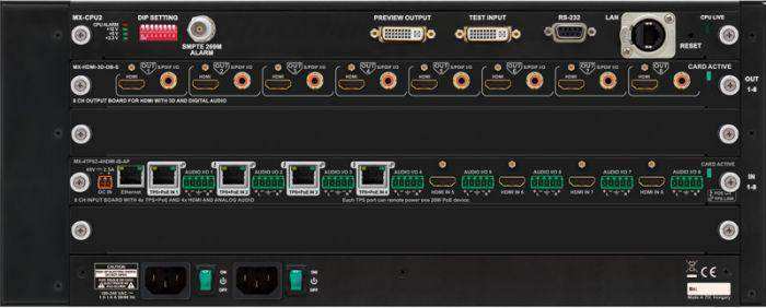 Lightware MX-FR9R 9x9 Crosspoint MX Modular Digital Router Frame - 91110019 Video Transmitters LightWare