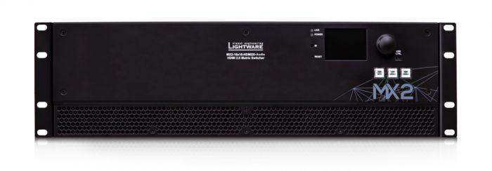 Lightware MX2-16x16-HDMI20-Audio 16x16 HDMI 2.0 matrix with Breakaway Analog Audio - 91310053 Video Transmitters LightWare