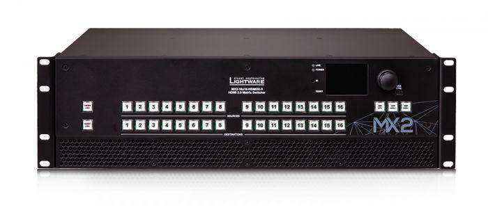 Lightware MX2-16x16-HDMI20-R HDMI 2.0 standalone matrix switcher - 91310052 Video Transmitters LightWare
