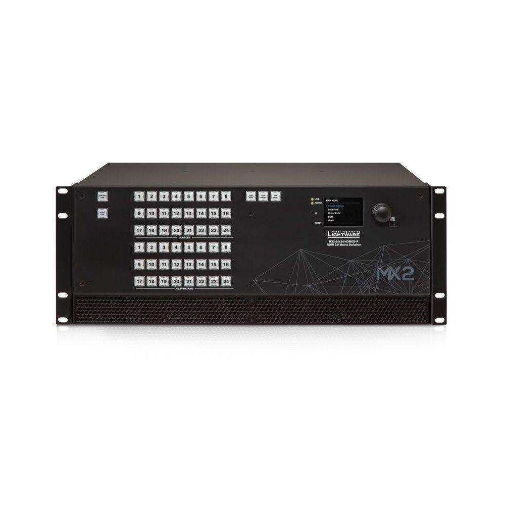 Lightware MX2-24x24-HDMI20-R standalone matrix switcher - 91310056 Video Transmitters LightWare