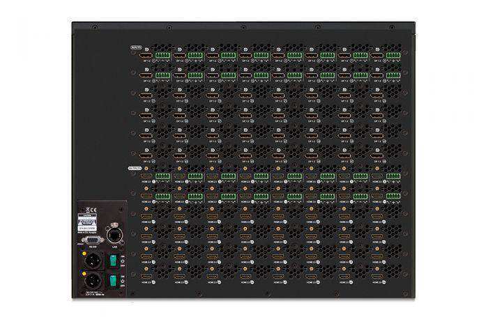 Lightware MX2-48x48-DH-48DPio-A-R Full 4K Matrix Switcher with 48x48 DisplayPort 1.2 Input and HDMI 2.0 Output Ports - 91310074 Video Transmitters LightWare
