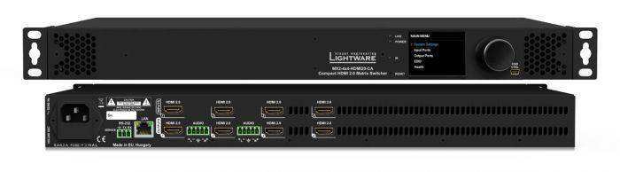 Lightware MX2-4x4-HDMI20-CA HDMI 2.0 Compatible Full 4K Matrix Switcher - 91310061 Video Transmitters LightWare