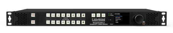 Lightware MX2-8x8-DH-8DPio-A MX2 Series Full 4K Matrix Switcher with DisplayPort Input and Output Ports - 91310072 Video Transmitters LightWare