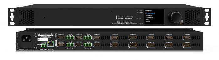 Lightware MX2-8x8-HDMI20-CA HDMI 2.0 Compatible Full 4K Matrix Switcher - 91310059 Video Transmitters LightWare