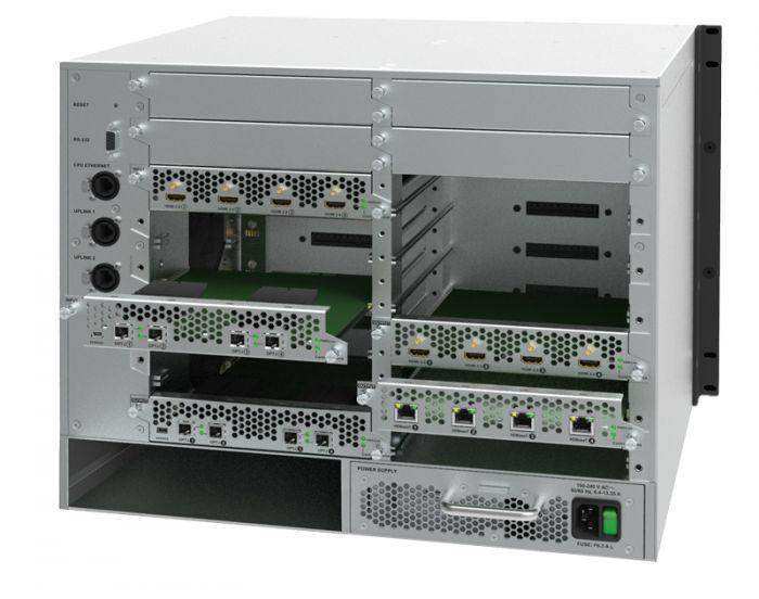 Lightware MX2M-FR24R-F Modular 24x24 4K Hybrid Matrix Switcher - 91110023 Video Transmitters LightWare