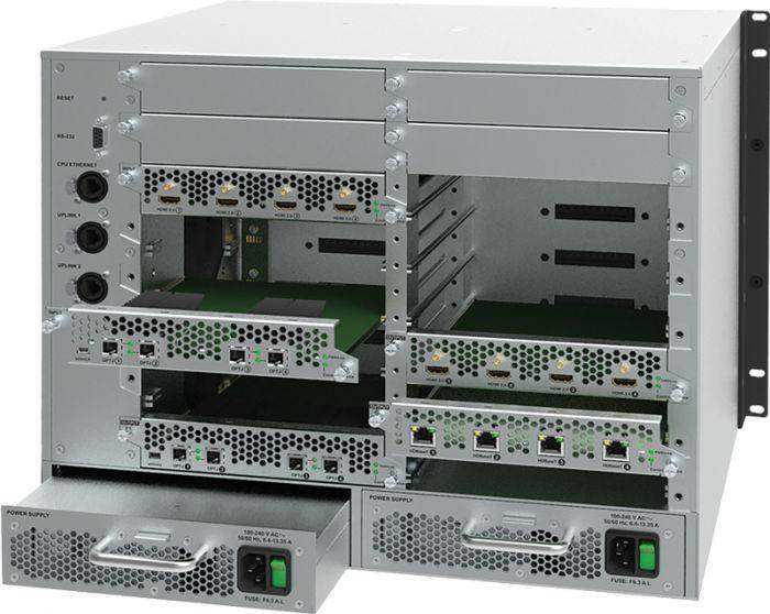 Lightware MX2M-FR24R-RF Modular 24x24 4K Hybrid Matrix Switcher - 91110024 Video Transmitters LightWare