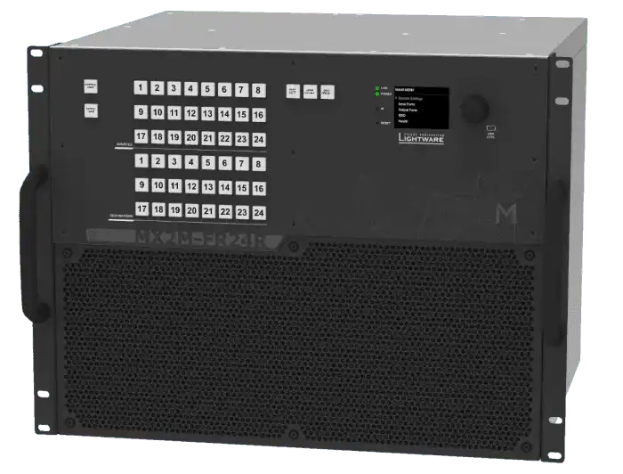 Lightware MX2M-FR24R-RFP Modular 24x24 4K Hybrid Matrix Switcher - 91110026 Video Transmitters LightWare