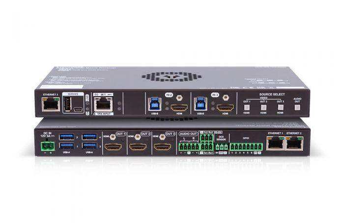 LightWare UCX-3x3-TPX-RX20 UCX Matrix Switcher Receiver with HDMI 2.0 inputs and USB 3.1 Gen1 host ports - 91310100 Video Transmitters LightWare