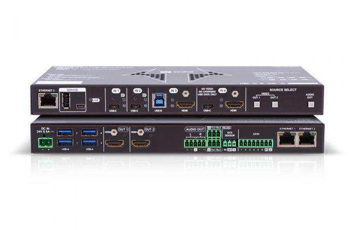 LightWare UCX-4x2-HC40 Universal Switcher with HDMI 2.0 and USB-C connectivity - 91310088 Video Transmitters LightWare
