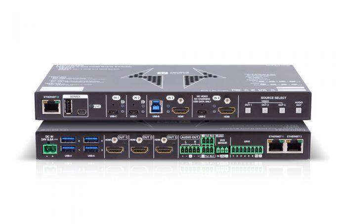 LightWare UCX-4x3-HC40 Universal Switcher with HDMI 2.0 and USB-C connectivity - 91310089 Video Transmitters LightWare