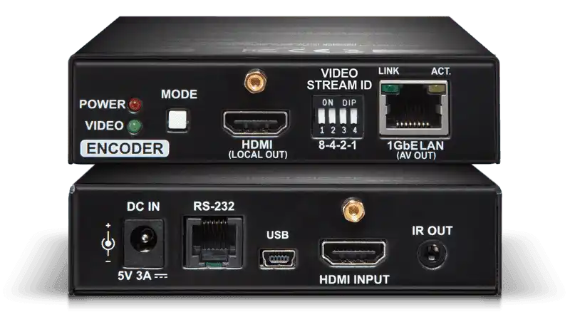 Lightware VINX-120-HDMI-ENC AV Over IP Scaling Multimedia Extender with USB K+M, RS-232 and IR - 91810002 Video Transmitters LightWare
